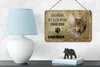 Blechschild Spruch 18x12cm Savannah Katze ohne kein Heim Produktbild-Vorschau 4