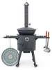 Utschak Feuerofen Ø 40 cm + Gusseisen-Kasan 12 L, runder Produktbild-Vorschau 1