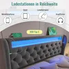 Čalúnená posteľ manželská posteľ 160x200cm, čalúnená posteľ Náhľad obrázku produktu 6