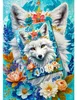 Puzzle 1000 pièces Enjoy – Renard des neiges en fleurs Voir les images du produit 4