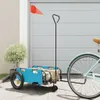 Fahrradanhänger Blau Oxford-Gewebe und Eisen - Produktbild-Vorschau 1