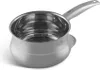 A stainless steel saucepan with a handle, shown from a slightly elevated side angle on a white background. Náhled obrázku produktu