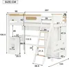 Merax Kinder-Etagenbett 90x200 cm mit Schreibtisch und Produktbild-Vorschau 7