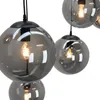 Olucia - DOLF - Pendelleuchte - Grau / Schwarz - 6 Lampen Produktbild-Vorschau 5