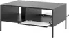 Couchtisch 104 cm breit in schwarz matt mit gefräster Front Produktbild-Vorschau 2