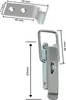 1 Spannverschluss Kistenverschluss 75 x 27 x3 Schlossöse Produktbild-Vorschau 2