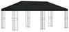 vidaXL Pavillon mit Seitenwänden 6 x 3 m Schwarz Polyester Produktbild-Vorschau 1