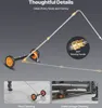 A pressure washer attachment with wheels, shown in use for floor and undercarriage cleaning. Náhľad obrázku produktu