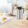 Thermoskanne Edelstahl, 2L Doppelwandige Isolierkanne, Produktbild-Vorschau 6