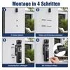 Edelstahl Aschenbecher Säule schwarz Outdoor Produktbild-Vorschau 6