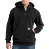 Carhartt Quarter Zip-Sweatshirt, farba:black, veľkosť:M Náhľad obrázku produktu 4