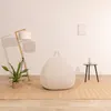 Pouf sacco in velluto a coste BANANAIR 120 x 100 cm beige Anteprima dell’immagine prodotto 9