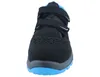 A front view of a black and blue safety shoe. Anteprima dell’immagine prodotto