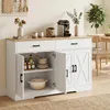 HOMCOM Sideboard Küchenschrank mit 4 Türen und 2 Produktbild-Vorschau 2