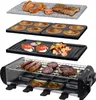 Raclette für 8 Personen 4 Platten | heißer Stein | 1200W | Anteprima dell’immagine prodotto 1