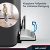 WELLGRO Treteimer 2x15L Grau – Edelstahl mit Softclose & Produktbild-Vorschau 5