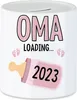 Oma Loading 2023 Spardose Geschenk Werdende Oma Babynews Produktbild-Vorschau 1