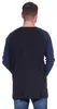 Herren Oversize-Schnitt Langarm Shirt Baumwolle zweifarbig Produktbild-Vorschau 4