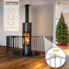 VOUNOT® VOUNOT Kaminschutzgitter Freistehend mit Tür, 375cm Produktbild-Vorschau 2