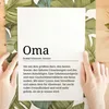 Oma Poster Definition - Großmutter Muttertag Geschenk Produktbild-Vorschau 3