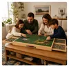 Stolik do układania puzzli Relaxdays, 4 szuflady, puzzle do Podgląd zdjęcia produktu 2