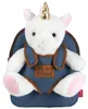 Backpack Denim Tiara Unicorn 2.7 Liter Blue/Brown Produktbild-Vorschau 1