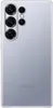 The back of a transparent phone case with a Samsung logo on it. Produktbild-Vorschau