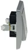 DELPHI Taster mit Namensschild 0-250V/ 10A inkl. Rahmen UP Produktbild-Vorschau 3