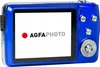 A blue digital camera is shown from the back, displaying its screen. Anteprima dell’immagine prodotto
