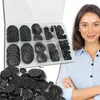 EDIBAZZAR | Gombíky, sada 100 ks, čierne okrúhle gombíky na Náhľad obrázku produktu 3