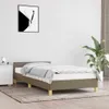 vidaXL Bedframe zonder matras, taupe, 100x200 cm, stof Productafbeelding-voorbeeld 2