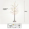 LED-Baum mit Bällen, 120  LEDs für außen, 5m transparente Produktbild-Vorschau 2