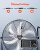 Wentylator Podłogowy Vevor 762 Mm 3 Prędkości Obrotowy 360 Podgląd zdjęcia produktu 4