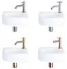 Lavabo Cleo - Lavabo da appoggio angolare con foro per Anteprima dell’immagine prodotto 10
