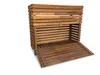 Multibox Hochbeet Holz 92x32x80cm mit Stauraum & Rollen Produktbild-Vorschau 4