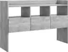 vidaXL Sideboard Betongrau 105x30x70 cm Holzwerkstoff Produktbild-Vorschau 2