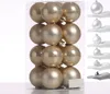Christbaumkugel - Weihnachtskugel - bruchfest - D: 4cm - glänzend und matt - champagner - 16er Set Produktbild-Vorschau