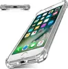A clear protective case for an iPhone is shown from a diagonal angle. Produktbild-Vorschau