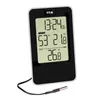 Digitales Thermo-Hygrometer mit Kabelfühler, schwarz, Produktbild-Vorschau 1