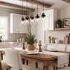 Tribesigns, lampadario per soffitti alti, lampadario a 5 Anteprima dell’immagine prodotto 7