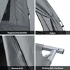 SoBuy OGS32-II-L-HG Feldbett mit Zelt 2 Personen 4in1 Zelt Produktbild-Vorschau 5