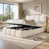 Letto imbottito 140 x 190 cm, Scivolo, Contenitore con Anteprima dell’immagine prodotto 5