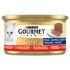 A can of Purina Gourmet Gold cat food with a white cat on the label. Podgląd zdjęcia produktu
