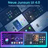 A collage showcasing different user interfaces (UI) for car infotainment systems, labeled UI 3.0 and UI 4.0. Produktbild-Vorschau
