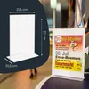 Tischaufsteller oder Menükarte aus Acryl für DIN A4 von HMF mit den Maßen 21.5 x 32 x 10.5 cm Produktbild-Vorschau