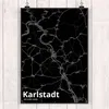 Mr. & Mrs. Panda Bild Karlstadt DIN A3 - Geschenk, Produktbild-Vorschau 2