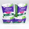 Several packages of Always Discreet sanitary pads are stacked on a white surface. Produktbild-Vorschau