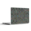 MuchoWow® Laptop Aufkleber Sticker Cover Muster - Blau - Produktbild-Vorschau 1
