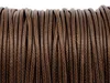 Vintageparts Polyesterkordel Gewachst Braun 2mm Schmuckband Produktbild-Vorschau 1