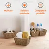 VonHaus Set di 4 Cesti Portaoggetti in Erba Marina con Anteprima dell’immagine prodotto 4